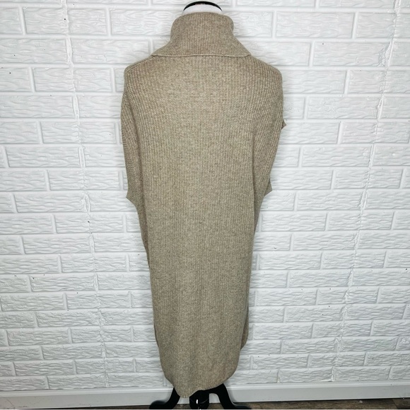VINCE Cowl Neck Wool/Cashmere Sweater Dress Tunic Size M - Picture 7 of 9